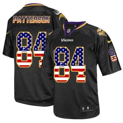 Jerseys Factory Cheap Nike Vikings #84 Cordarrelle Patterson Bla
