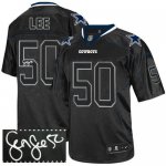 Jerseys Factory Cheap Nike Cowboys #50 Sean Lee Lights Out Black
