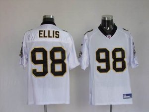 Jerseys Factory Cheap Saints #98 Sedrick Ellis White Stitched NF