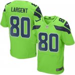 Jerseys Factory Cheap Nike Seahawks #80 Steve Largent Green Men'