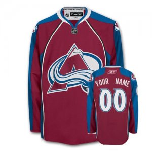 Jerseys Factory Cheap Avalanche Personalized Authentic Red NHL J