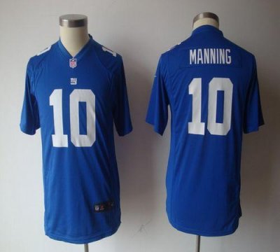 Jerseys Factory Cheap Nike Giants #10 Eli Manning Royal Blue Tea