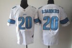 Jerseys Factory Cheap Nike Lions #20 Barry Sanders White Men's S