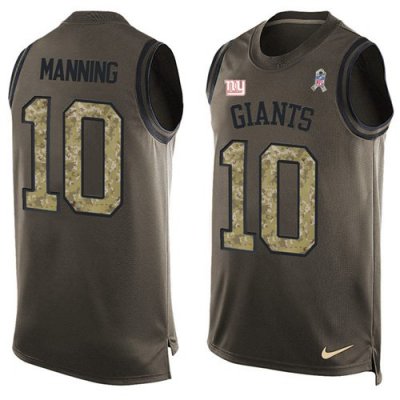 Jerseys Factory Cheap Nike Giants #10 Eli Manning Green Men's St