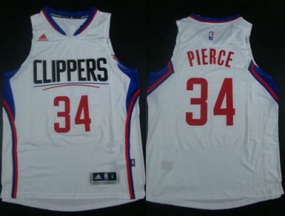 Jerseys Factory Cheap Clippers #34 Paul Pierce White Stitched NB
