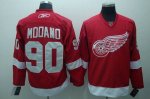 Jerseys Factory Cheap Red Wings #90 Modano Embroidered Red NHL J