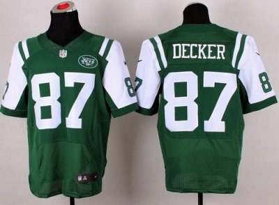 Jerseys Factory Cheap Nike Jets #87 Eric Decker Green Team Color