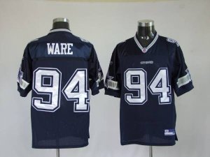 Jerseys Factory Cheap Cowboys #94 DeMarcus Ware Blue Stitched NF
