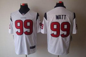 Jerseys Factory Cheap Nike Texans #99 J.J. Watt White Men's Embr