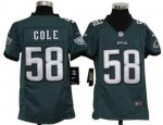 Jerseys Factory Cheap Nike Eagles #58 Trent Cole Midnight Green