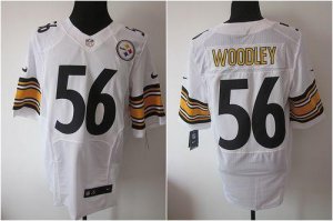 Jerseys Factory Cheap Nike Steelers #56 LaMarr Woodley White Men