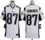 Jerseys Factory Cheap Nike Patriots #87 Rob Gronkowski White Men