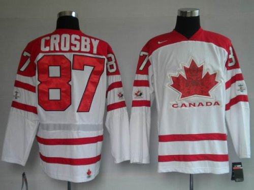 Jerseys Factory Cheap Team Canada 2010 Olympic #87 Sidney Crosby