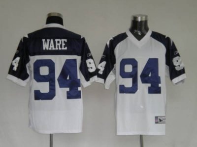 Jerseys Factory Cheap Cowboys #94 DeMarcus Ware White Thanksgivi