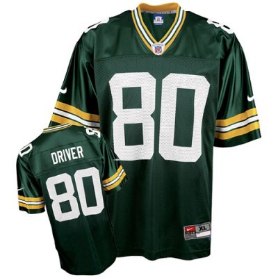 Jerseys Factory Cheap Nike Packers #80 Donald Driver Green Stitc