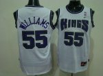 Jerseys Factory Cheap Kings #55 Jason Williams Stitched White NB