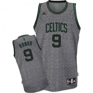 Jerseys Factory Cheap Celtics #9 Rajon Rondo Grey Static Fashion