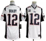 Jerseys Factory Cheap Nike Patriots #12 Tom Brady White With C P