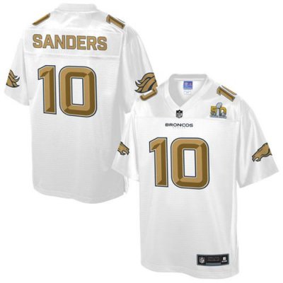 Jerseys Factory Cheap Nike Broncos #10 Emmanuel Sanders White Me