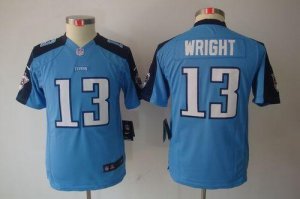 Jerseys Factory Cheap Nike Titans #13 Kendall Wright Light Blue