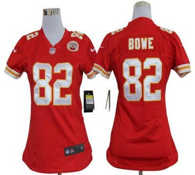 Jerseys Factory Cheap Nike Chiefs #82 Dwayne Bowe Red Team Color