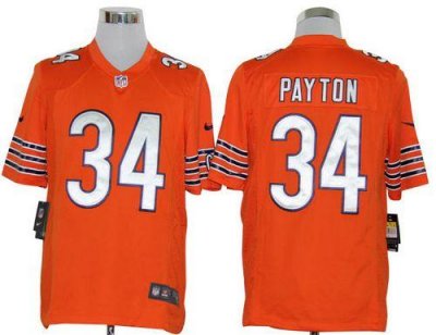 Jerseys Factory Cheap Nike Bears #34 Walter Payton Orange Altern