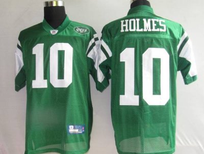Jerseys Factory Cheap Jets #10 Santonio Holmes Stitched Green NF