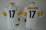 Jerseys Factory Cheap Nike Steelers #17 Mike Wallace White Youth