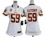 Jerseys Factory Cheap Nike Redskins #59 London Fletcher White Wi