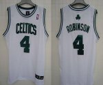 Jerseys Factory Cheap Celtics #4 Nate Robinson Embroidered White