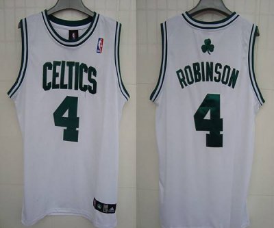 Jerseys Factory Cheap Celtics #4 Nate Robinson Embroidered White