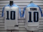 Jerseys Factory Cheap Titans #10 Vince Young Stitched White NFL