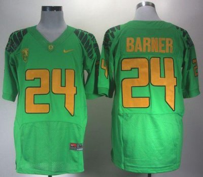 Jerseys Factory Cheap Ducks #24 Kenjon Barner Green Elite PAC-12