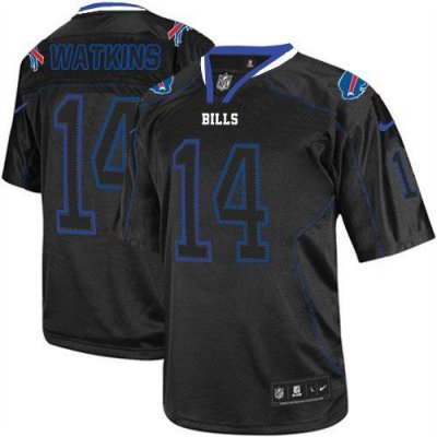 Jerseys Factory Cheap Nike Bills #14 Sammy Watkins Lights Out Bl