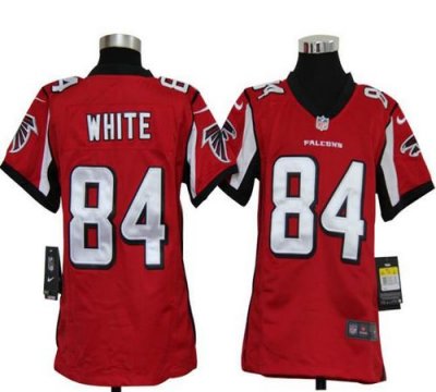 Jerseys Factory Cheap Nike Falcons #84 Roddy White Red Team Colo