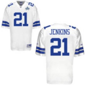 Jerseys Factory Cheap Cowboys #21 Mike Jenkins White Team 50TH A