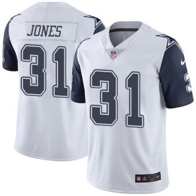 Jerseys Factory Cheap Nike Cowboys #31 Byron Jones White Men's S