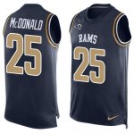 Jerseys Factory Cheap Nike Rams #25 T.J. McDonald Navy Blue Team