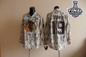 Jerseys Factory Cheap Blackhawks #19 Jonathan Toews Camouflage W