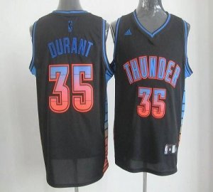 Jerseys Factory Cheap Thunder #35 Kevin Durant Black Stitched NB