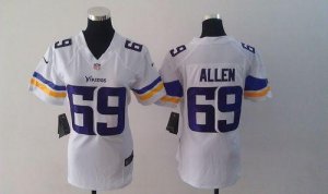 Jerseys Factory Cheap Nike Vikings #69 Jared Allen White Women's