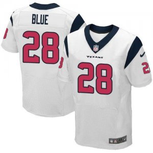 Jerseys Factory Cheap Nike Texans #28 Alfred Blue White Men's St