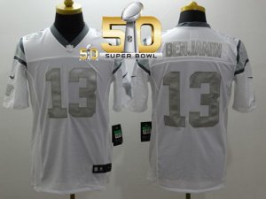 Jerseys Factory Cheap Nike Panthers #13 Kelvin Benjamin White Su