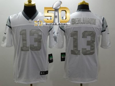 Jerseys Factory Cheap Nike Panthers #13 Kelvin Benjamin White Su