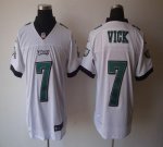 Jerseys Factory Cheap Nike Eagles #7 Michael Vick White Men's Em