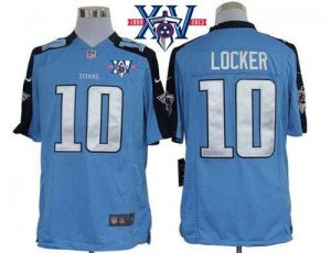 Jerseys Factory Cheap Nike Titans #10 Jake Locker Light Blue Tea