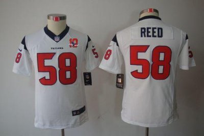 Jerseys Factory Cheap Nike Texans #58 Brooks Reed White With 10T