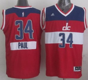 Jerseys Factory Cheap Wizards #34 Paul Pierce Red 2014-15 Christ