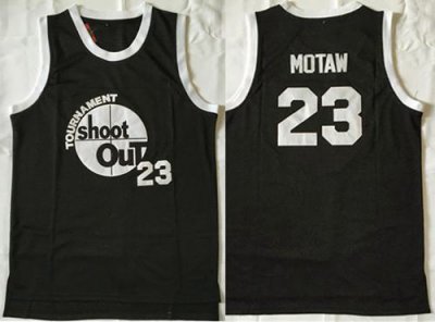 Jerseys Factory Cheap Tournament Shoot Out #23 Motaw Black Stitc