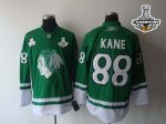 Jerseys Factory Cheap Blackhawks #88 Patrick Kane Green St. Patt